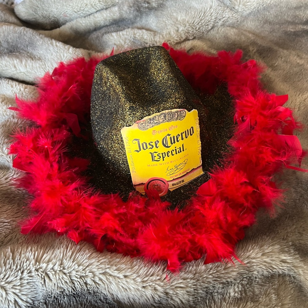 DIY Jose Cuervo cowboy hat